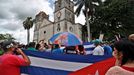 Protestas en Cuba por la falta de alimentos durante la crisis sanitaria