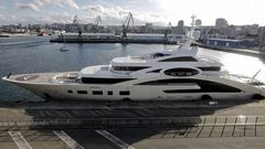 El  Ace  atracado ayer en el muelle de Trasatl�nticos