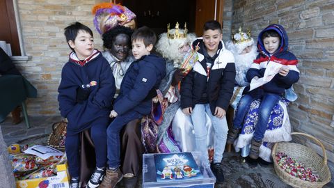 Los Reyes Magos llegaron a Lugo por Pedrafita.