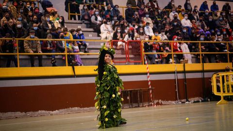 Concurso de disfraces en el carnaval de Outes.