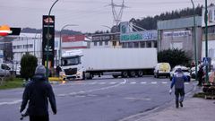 Cami�n accidentado en Pocomaco