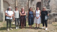 Mujeres de A Limia que participaron en la jornada sobre agricultoras organizada Patatas Mel�ndez.