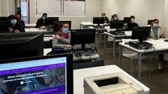 Un momento de uno de los talleres desarrollados en el marco del programa �Nuevas competencias para nuevos empleos�