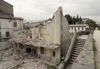 Esta foto fue tomada el 1 de junio del a�o 1996 cuando del Gran Teatro apenas quedaba una parte de la fachada. 