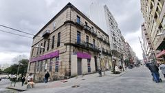 Locales vac�os en la calle Benito Corbal, en la milla de oro de Pontevedra