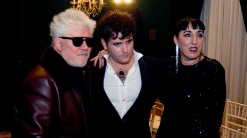 Palomo Spain junto Almod�var y Rossy de Palma en la Madrid Fashion Week