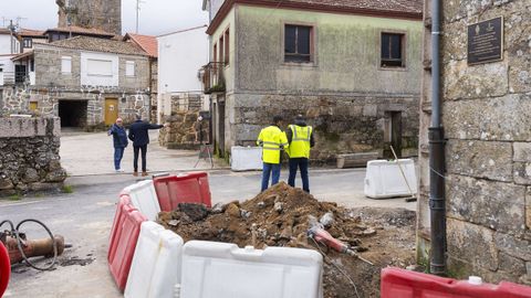 Obras en la OU-0251 en Vilanova dos Infantes (Celanova):