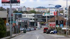 Imagen de archivo de la carretera de Camposancos, donde tuvo lugar la detenci�n