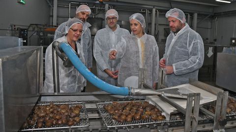 Visita de la conselleira de Medio Rural, Mara Jos Gmez