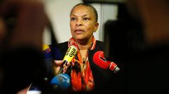 Dimite Christiane Taubira como ministra de Justicia de Francia