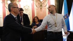 Jess Vzquez y Gonzalo Prez Jcome el da de la investidura de este ltimo como alcalde de Ourense