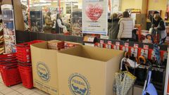 Las cajas para recoger alimentos se mantendr�n el viernes y el s�bado en los supermercados y tiendas de alimentaci�n que colaboran