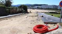 Obras del nuevo parque urbano de A Parda, el proyecto m�s avanzado de los que reciben financiaci�n de los fondos europeos EDIL