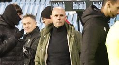 Fredi �lvarez, durante el Celta Fortuna-Zamora de este viernes en Bala�dos.