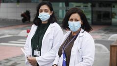 Azucena Alonso, del �rea de Innovaci�n en el CHUO, y Bel�n Pi�eiro, de Atenci�n al Paciente