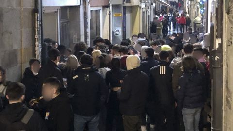 Un botell�n celebrado en la R�a Nova hace unas semanas