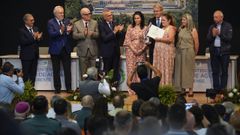 Un momento de la entrega de reconocimientos a trabajadores y colaboradores de la instituci�n