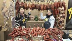 Imagen de archivo de la Feira do Butelo da Fonsagrada