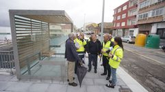 El alcalde de Pontevedra, Miguel Anxo Fern�ndez Lores, y el delegado territorial de la Xunta, Agust�n Reguera, visitaron este mi�rcoles las obras en Estribela