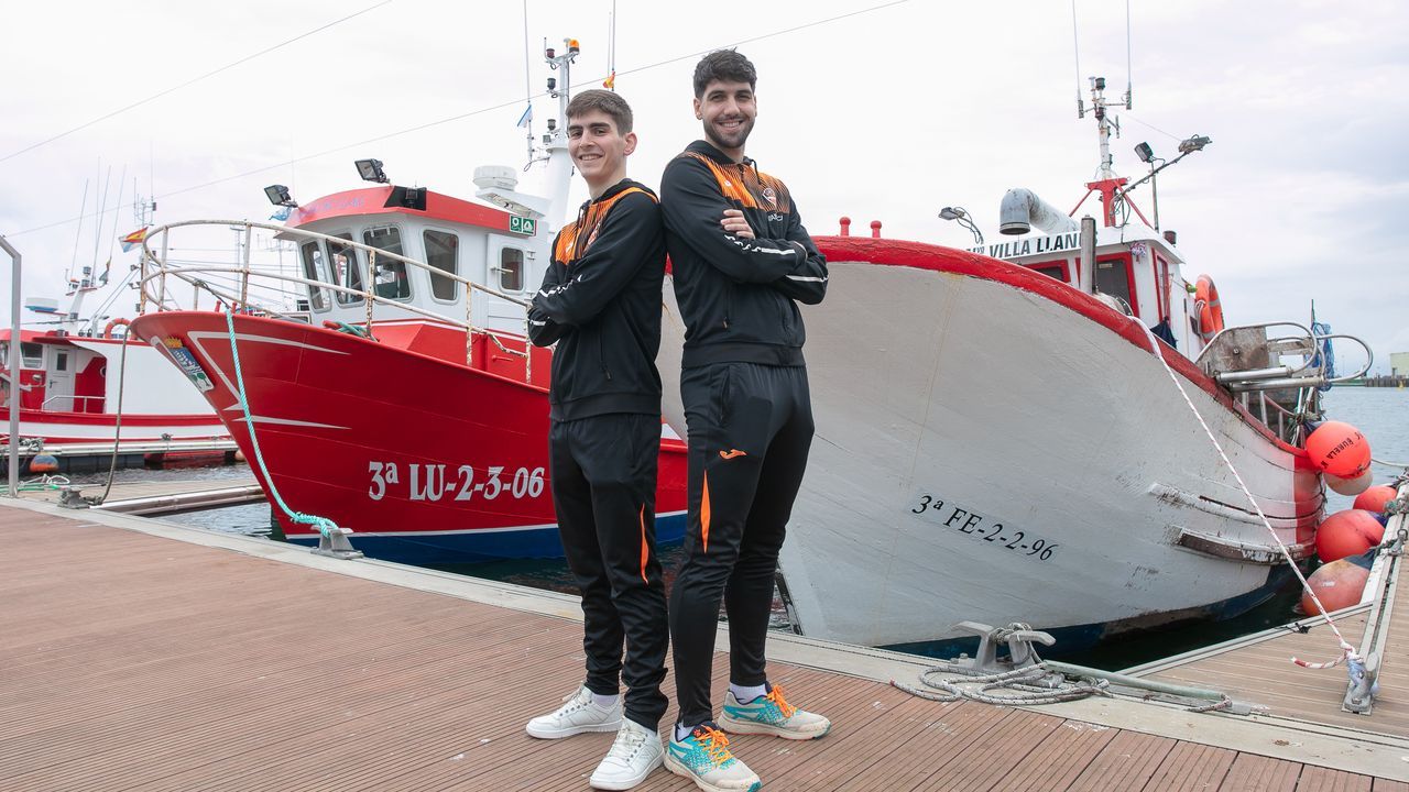 Pitero y Quelle, el orgullo local de un Burela FS que quiere seguir en Primera: «Loitamos por toda a nosa xente»