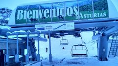 Estaci�n de Pajares a cuatro d�as del inicio de la temporada de esqu�.Estaci�n de Pajares a cuatro d�as del inicio de la temporada de esqu� 