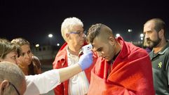 Llegada de inmigrantes a Motril la madrugada del viernes