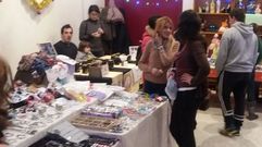 Foto de archivo del mercadillo navideño de Rubiá