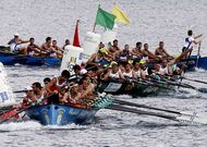 Samertolameu fue en cabeza en su tanda durante toda la regata. 