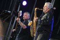 La banda  americana The Sonics en una de sus actuaciones en el festival Portam�rica. 