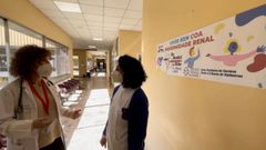 La nefr�loga Cristina P�rez y la enfermera Milagros Corti�as participaron en un v�deo sobre prevenci�n de enfermedades renales 