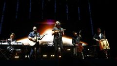 Izal en el concierto que dieron el a�o pasado en O Son do Cami�o Perseidas