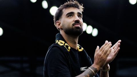 Brais M�ndez, durante su presentaci�n en el Columbus de la MLS