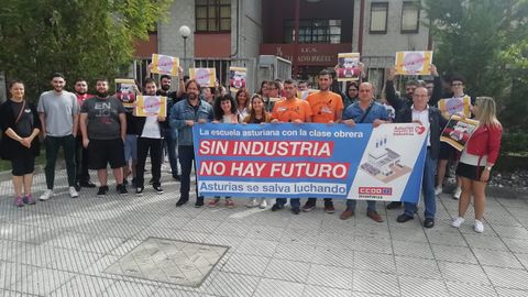 Protesta de los trabajadores de Vesuvius