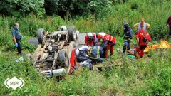 Accidente en Belmonte de Miranda