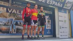 Aida Nuo, Alicia Gonzlez y Luca Gonzlez, en el Campeonato de 2017