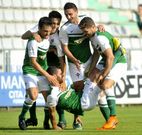 Diego Pel�ez anot� el primer tanto del Racing frente al Logro��s. 