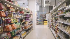 El pasillo de un supermercado