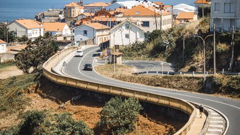 Senda peatonal de A Arnela, en Porto do Son