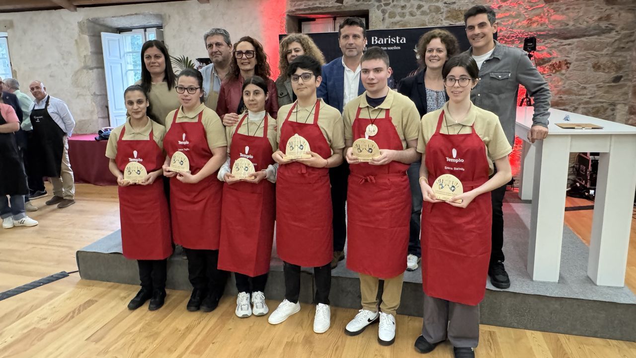 El colegio Infanta Elena de Monforte ganó en Boiro el Campeonato Barista de Centros de Educación Especial