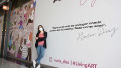Nuria Daz es una de las ilustradoras que participa en el proyecto Living Art de Marineda