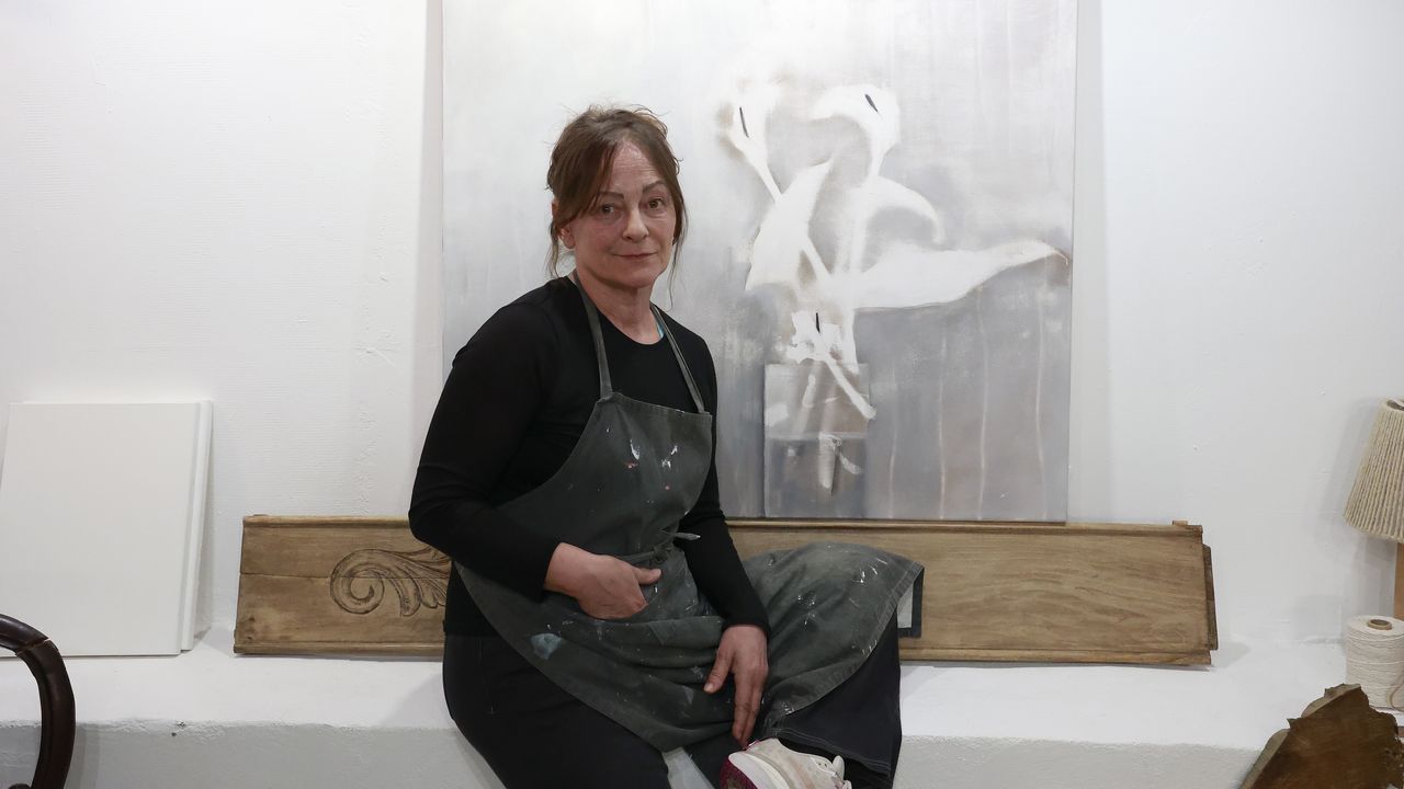 María Aguirre, pintora: «No se trata de ser joven ni mayor, sino de tener ganas y generar conexiones»