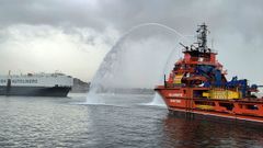 Simulacro en el puerto de Vigo