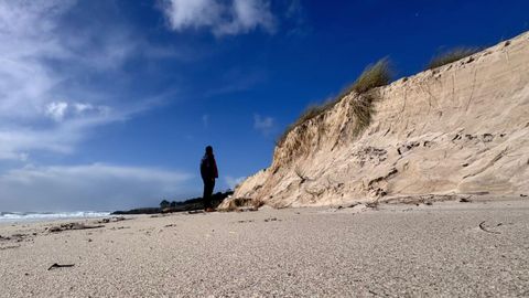 Las mareas vivas y el mar de fondo dejaron a Area Maior sin dunas.