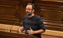 Benet Saellas en el Parlamento de Catalua.