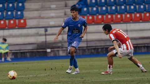 Dani Garca (19), jugador del Ourense CF.