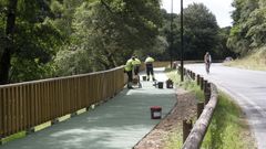 Paseo del ro Rato, en obras