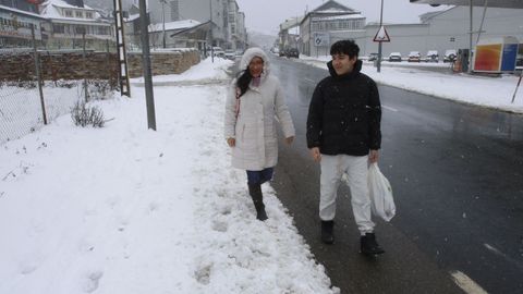 Temporal de nieve en Pedrafita