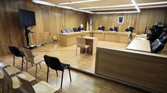 Fotografia de archivo de un juicio en la Audiencia Provincial de Lugo