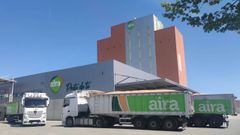 Instalaciones de la cooperativa agraia Aira, que tiene su sede en Taboada