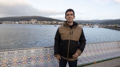 Alejandro Lamas, no paseo mar�timo de Corcubi�n